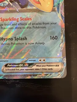 2024 Pokemon Surging Sparks #42/191 Milotic ex DOUBLE RARE Holo Card Near Mint - Image 3