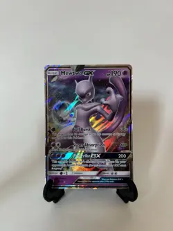 Pokemon TCG Mewtwo GX Holo Ultra Rare Card 39/73 Shining Legends - Image 1