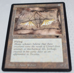Magic card: Ornithopter Antiquities Artifact Creature Amy Weber MTG - Image 1