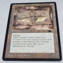Magic card: Ornithopter Antiquities Artifact Creature Amy Weber MTG - Image 3