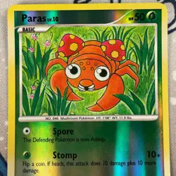 Paras 119/147 Reverse Holo Platinum Supreme Victors Pokemon Card 2009 LP - Image 2