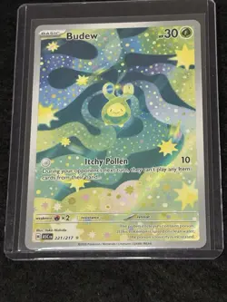Pokemon TCG Budew 221/217 Ascended Heroes Illustration Rare Near Mint - Image 4