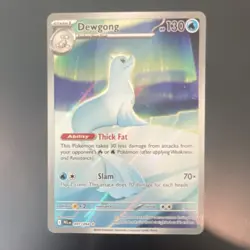Dewgong 097/094 Phantasmal Flames Illustration Rare Near Mint Pokemon - Image 1