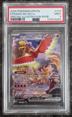 2025 POKEMON DRI EN-DESTINED RIVALS | SPECIAL ILLUSTRATION RARE EHANS HO-OH EX - Image 1