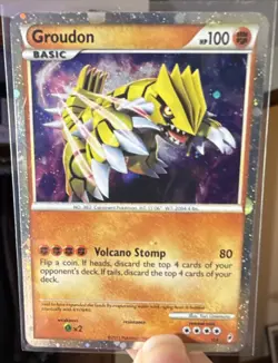 Pokemon Groudon 17/95 Call of Legends Reverse Holo Rare English 2011 HP 100 - Image 1