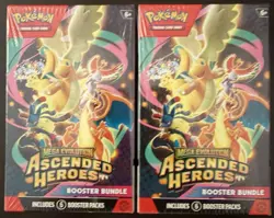 Pokemon TCG Ascended Heroes Booster Bundle Box Lot of 2 Sealed New - Image 1