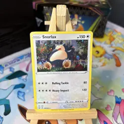 Pokemon Snorlax Cosmos Holo Promo - Sword & Shield 140/202 - NM - Image 1