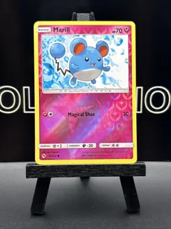 Marill Common Reverse Holo SM - Lost Thunder 135/214 Pokemon TCG - Image 2