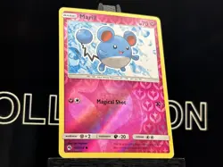 Marill Common Reverse Holo SM - Lost Thunder 135/214 Pokemon TCG - Image 4