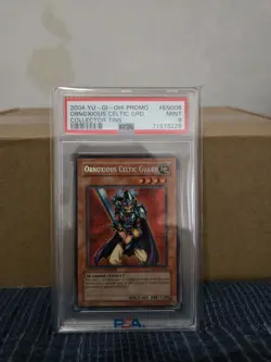 2004 Yu-Gi-Oh! Obnoxious Celtic Guard CT1-EN006 Collectors Tin PSA 9 - Image 1
