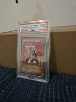 2004 Yu-Gi-Oh! Obnoxious Celtic Guard CT1-EN006 Collectors Tin PSA 9 - Image 2