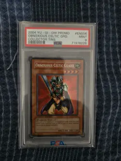 2004 Yu-Gi-Oh! Obnoxious Celtic Guard CT1-EN006 Collectors Tin PSA 9 - Image 4