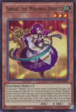 x1 Sanaki the Mikanko Devotee - MZMU-EN017 - Ultra Rare - 1st Edition Yu-Gi-Oh! - Image 1
