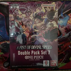 ONE PIECE DOUBLE PACK SET 7 DISPLAY A FIST OF DIVINE SPEED ENG OP11 - Image 1