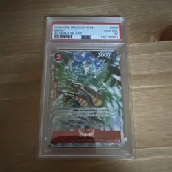 Bandai 2025 One Piece Card Game OP10-016 Monet Alt Art Holo PSA 10 - Image 2
