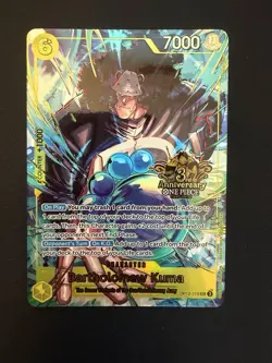 Near Mint Bartholomew Kuma Japanese 3rd Anniversary OP12-119 Alt English OPCG - Image 1