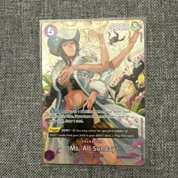 One Piece Ms. All Sunday SP OP04-064 OP-04 English Wings Of The Captain NM - Image 1