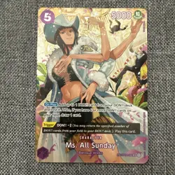 One Piece Ms. All Sunday SP OP04-064 OP-04 English Wings Of The Captain NM - Image 2
