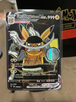 Custom Fan Made Pokemon Pikachu X Edward Newgate One Piece Holo / Edward Newgate - Image 1