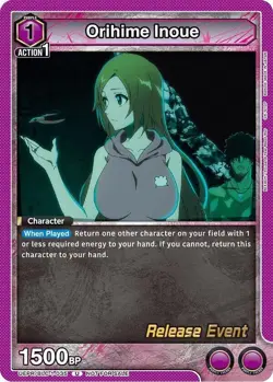 Orihime Inoue Release Event - UEPR/BLC-1-035 NM - Union Arena - Image 1