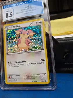 Audino Cgc 8.5 NM/MINT+ McDonald's Collection 2011 12/12 psa Confetti Holo Card - Image 4