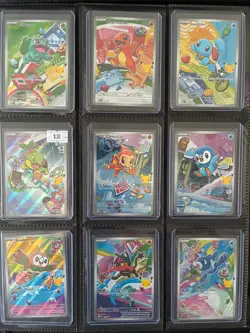 Pokemon 2026 First Partner Illustration Collection Series 1 Promo Set (9 Cards) - Image 1