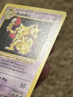Pokemon Kadabra 32/102 Shadowless *Near Mint* Never Played Card - Image 3