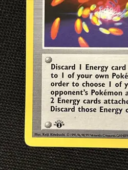 Pokemon 79/102 (1st Edition) Super Energy Removal *Near Mint* Never Played Card - Image 2