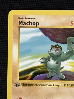 Pokemon Machop 52/102 (1st Edition) Shadowless *Near Mint* Never Played Card - Image 3