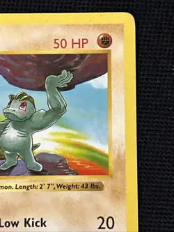 Pokemon Machop 52/102 (1st Edition) Shadowless *Near Mint* Never Played Card - Image 4