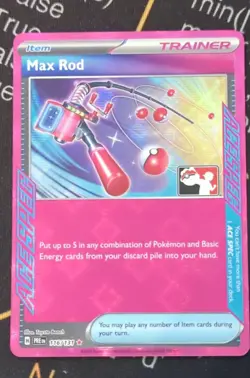 Max Rod 116/131 Prize Pack Series Cards Holo Pack Fresh - Image 1
