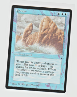 Magic the Gathering ~ MTG ~ 1x Erosion ~ M/NM ~ THE DARK - Image 1