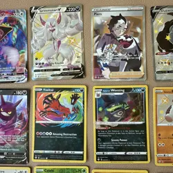 2021 Pokemon Cards Lot (22) Shining Fates Vmax, V, Halo, Full Art - Image 3