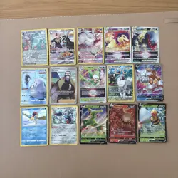 2022 Pokemon Cards Lot (15) Astral Radiance Vstar, V, Halo, Full Art - Image 1