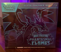 Pokemon TCG Phantasmal Flames ETB Elite Trainer Box New Sealed Trading Card Game - Image 1
