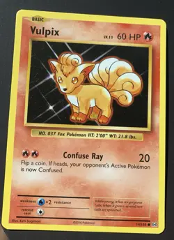 Vulpix - 14/108 - Common - XY Evolutions Pokemon Card TCG - Image 1
