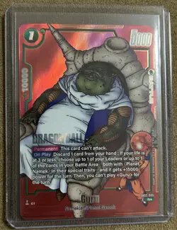 Dragon Ball Super Card Game Guru SB02-035 Rare Namekian Leader Boost - Image 1
