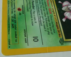 Venomoth 13/64 Rare Holo Jungle Set Pokemon Card MP/HP - Image 4