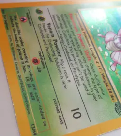 Venomoth 13/64 Rare Holo Jungle Set Pokemon Card MP/HP - Image 5
