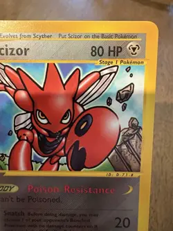 Pokemon TCG Scizor Aquapolis 32/147 Regular Card Rare NM - Image 3