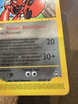 Pokemon TCG Scizor Aquapolis 32/147 Regular Card Rare NM - Image 5