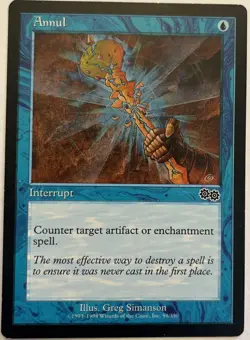 Annul, ✅Urza's Saga 1998 Regular NM MTG - Image 1