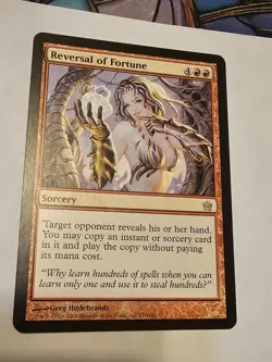 Reversal of Fortune Fifth Dawn MTG Magic The Gathering LP - Image 1