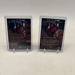 Final Fantasy Mtg Vincent Valentine & Jill Borderless Foil & Regular Lot! - Image 2