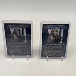 Final Fantasy Mtg Vincent Valentine & Jill Borderless Foil & Regular Lot! - Image 5