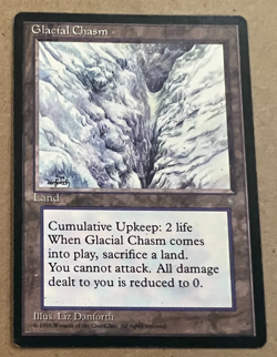 Glacial Chasm - Ice Age - MTG - Magic the Gathering - Image 1