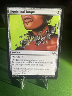 MTG Liquimetal Torque Modern Horizons 2 #228 Uncommon Magic The Gathering - Image 3