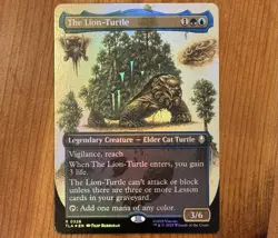 The Lion-Turtle, R 0328, NM Borderless Foil, MTG Avatar: The Last Airbender TLA - Image 1
