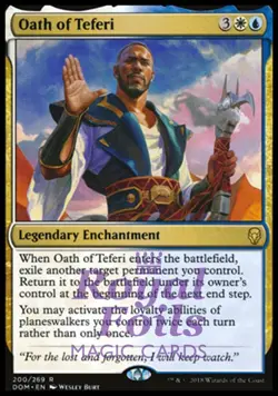 Oath of Teferi 1x FOIL DOM MTG Dominaria Rare MINT white blue - Image 1