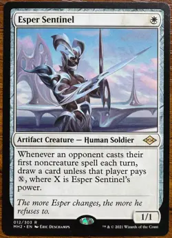 Esper Sentinel #12 · Modern Horizons 2 · Rare · Non-Foil · Artifact Creature - Image 1